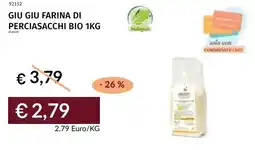 Prezzemolo e Vitale Giu giu farina di perciasacchi bio offerta