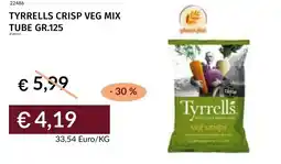Prezzemolo e Vitale Tyrrells crisp veg mix tube offerta