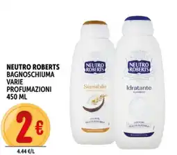 Deco Supermercati Neutro roberts bagnoschiuma offerta