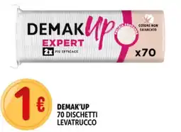 Deco Supermercati Demak'up 70 dischetti levatrucco offerta