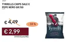 Prezzemolo e Vitale Tyrrells chips sale e pepe nero offerta