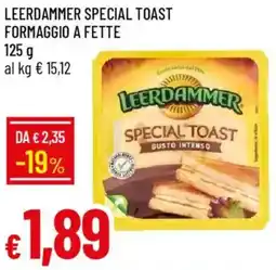 Galassia Leerdammer special toast formaggio a fette offerta