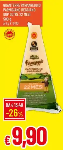 Galassia Granterre parmareggio parmigiano reggiano dop oltre 22 mesi offerta