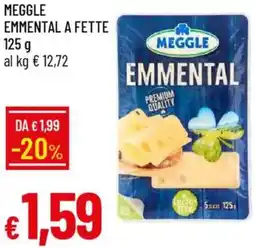 Galassia Meggle emmental a fette offerta