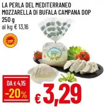 Galassia La perla del mediterraneo mozzarella di bufala campana dop offerta