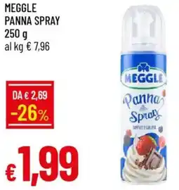 Galassia Meggle panna spray offerta