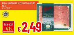Galassia Recla südtiroler speck alto adige igp offerta
