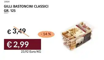 Prezzemolo e Vitale Gilli bastoncini classici offerta