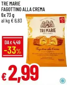 Galassia Tre marie fagottino alla crema offerta