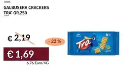 Prezzemolo e Vitale Galbusera crackers tra' offerta