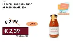 Prezzemolo e Vitale Le eccellenze p&v sugo arrabbiata offerta