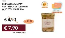 Prezzemolo e Vitale Le eccellenze p&v ventresca di tonno in olio d'oliva offerta