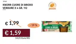 Prezzemolo e Vitale Knorr cuore di brodo verdure x 4 offerta