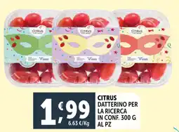 Deco Supermercati Citrus datterino per la ricerca in conf. offerta