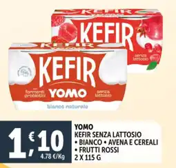 Deco Supermercati Yomo kefir senza lattosio offerta
