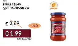 Prezzemolo e Vitale Barilla sugo amatriciana offerta