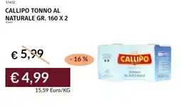 Prezzemolo e Vitale Callipo tonno al naturale offerta