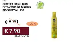 Prezzemolo e Vitale Cutrera primo olio extra vergine di oliva bio spray offerta
