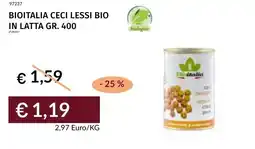 Prezzemolo e Vitale Bioitalia ceci lessi bio in latta offerta
