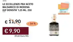 Prezzemolo e Vitale Le eccellenze p&v aceto balsamico di modena igp densita' 1.25 offerta