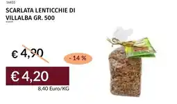 Prezzemolo e Vitale Scarlata lenticchie di villalba offerta