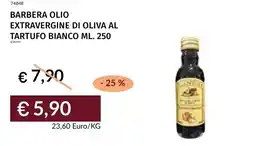 Prezzemolo e Vitale Barbera olio extravergine di oliva al tartufo bianco offerta