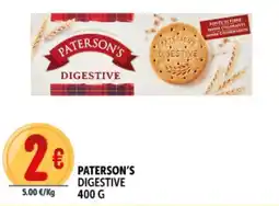 Deco Supermercati Paterson's digestive offerta