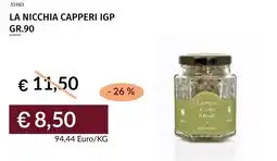 Prezzemolo e Vitale La nicchia capperi igp offerta