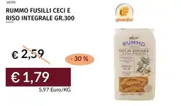 Prezzemolo e Vitale Rummo fusilli ceci e riso integrale offerta