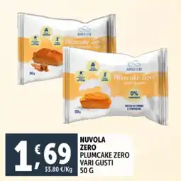 Deco Supermercati Nuvola zero plumcake zero offerta