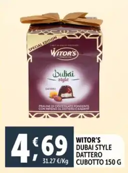 Deco Supermercati Witor's dubai style dattero cubotto offerta