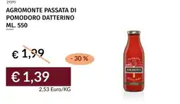 Prezzemolo e Vitale Agromonte passata di pomodoro datterino offerta