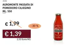 Prezzemolo e Vitale Agromonte passata di pomodoro ciliegino offerta