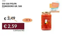 Prezzemolo e Vitale Giu giu polpa pomodoro offerta