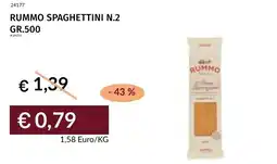 Prezzemolo e Vitale Rummo spaghettini n.2 offerta