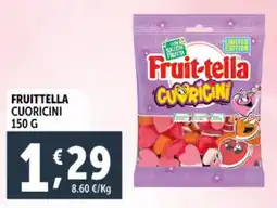 Deco Supermercati Fruittella cuoricini offerta