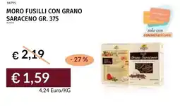 Prezzemolo e Vitale Moro fusilli con grano saraceno offerta