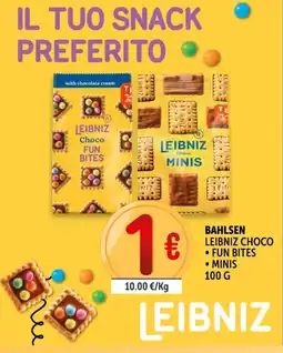 Deco Supermercati Bahlsen leibniz choco fun bites minis offerta