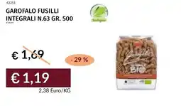 Prezzemolo e Vitale Garofalo fusilli integrali n.63 offerta