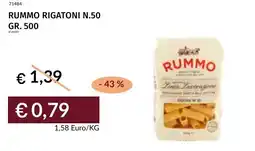 Prezzemolo e Vitale Rummo rigatoni n.50 offerta