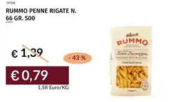 Prezzemolo e Vitale Rummo penne rigate n. 66 offerta