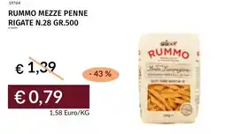 Prezzemolo e Vitale Rummo mezze penne rigate n.28 offerta