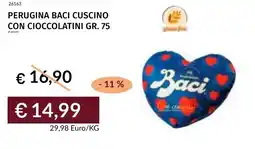 Prezzemolo e Vitale Perugina baci cuscino con cioccolatini offerta