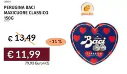 Prezzemolo e Vitale Perugina baci maxicuore classico offerta