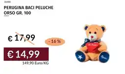 Prezzemolo e Vitale Perugina baci peluche orso offerta