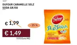 Prezzemolo e Vitale Dufour caramelle selz soda offerta
