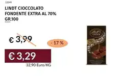 Prezzemolo e Vitale Lindt cioccolato fondente extra al 70% offerta