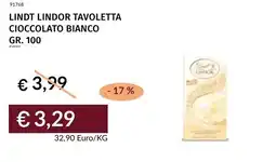 Prezzemolo e Vitale Lindt lindor tavoletta cioccolato bianco offerta