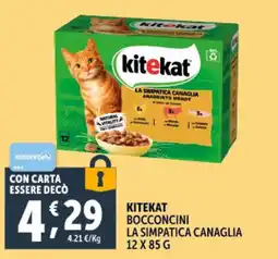 Deco Supermercati Kitekat bocconcini la simpatica canaglia offerta