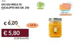 Prezzemolo e Vitale Giu giu miele di eucalipto bio offerta